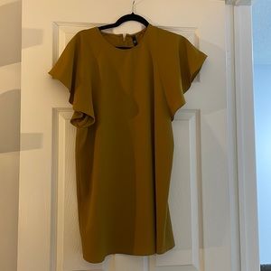 Zara mustard dress